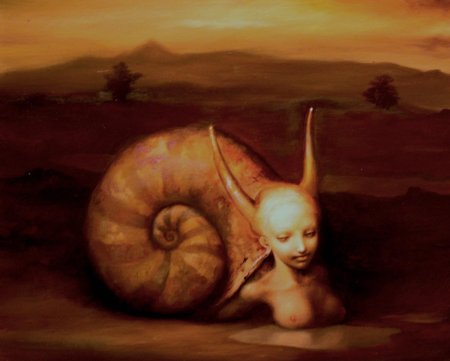 Женщина улитка