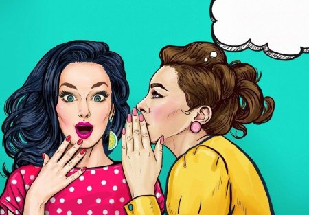 Поп арт девушка