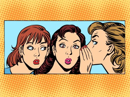 Девушки, шепчущие