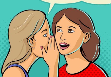 Девушки шепчутся