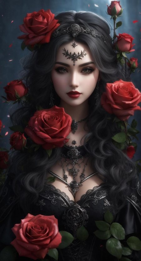 Девушка готика