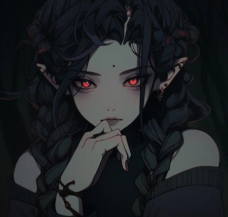 Персонаж аниме девушка