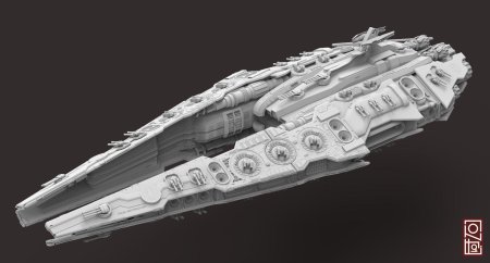 Космический корабль star wars звёздный дредноут