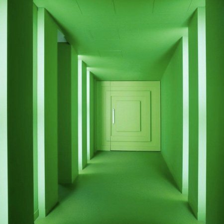 Зеленый неоновый цвет