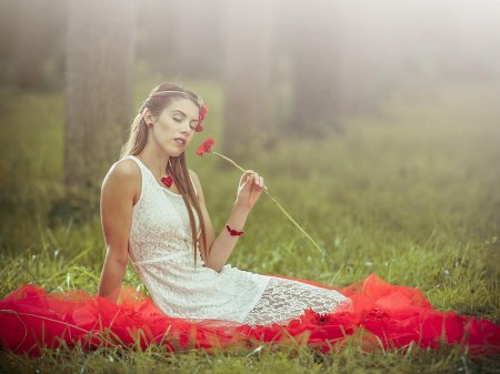 Фотосессии девушек на природе