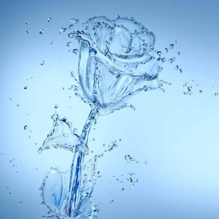 Цветок из воды