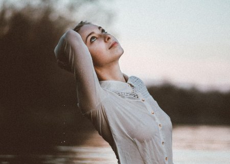 Фотосессия в мокрой одежде