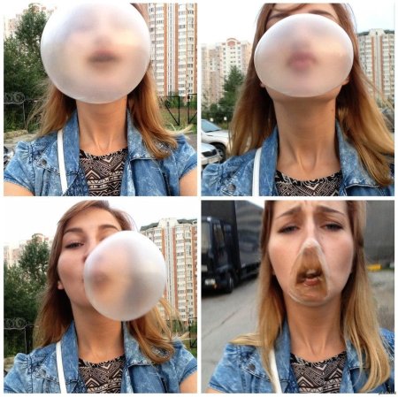 Пузырь из жвачки