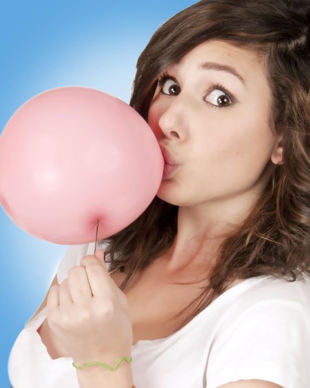 Пузырь из жвачки