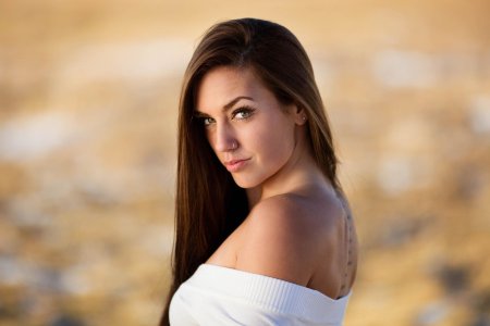 Девушка взгляд