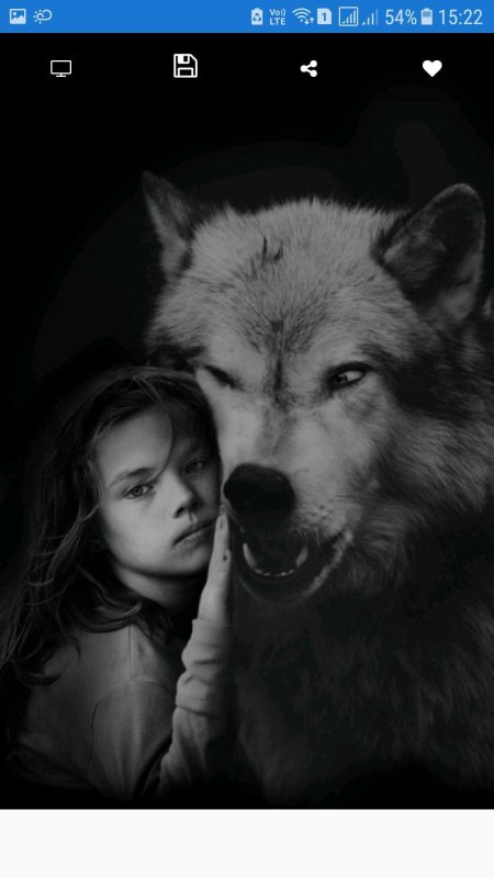 Девочка с волком