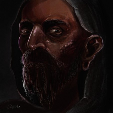 Прокаженное лицо арт