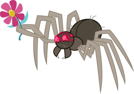 Паук из мультика