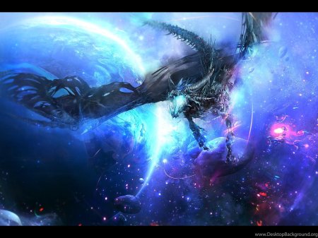 Космический дракон арт