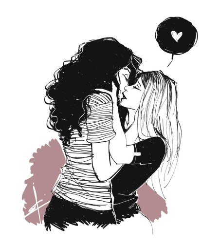 Лесби рисунки