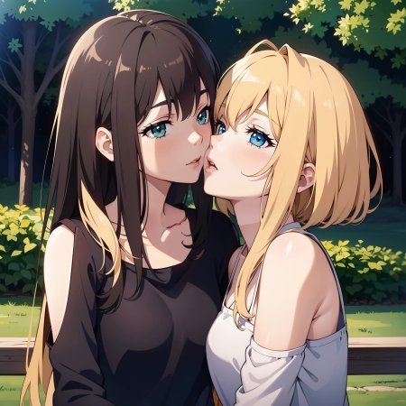 Аниме две девушки
