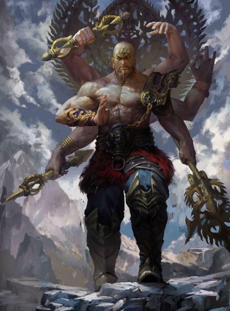 Великан воин арт