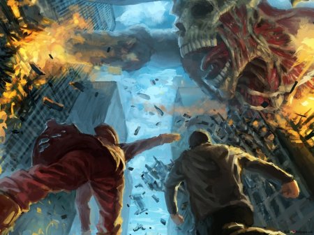 Атака титанов фильм колосс титан