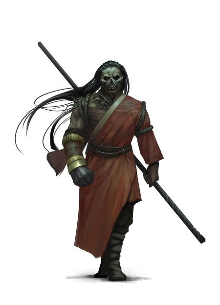 Монах днд арт