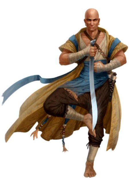 Монах днд арт