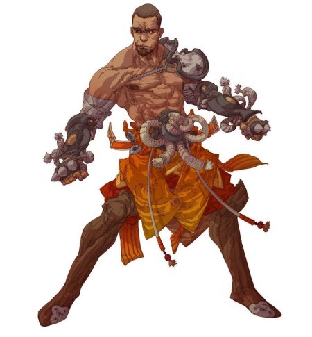 Монах днд арт