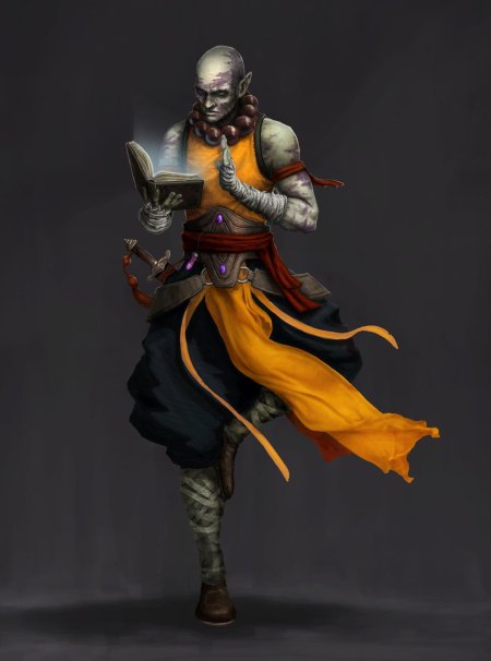 Монах днд арт