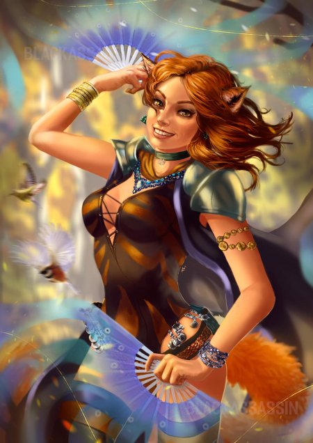 Красивая девушка фэнтези