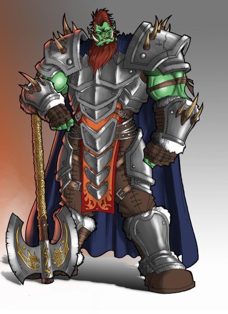 Полуорк паладин