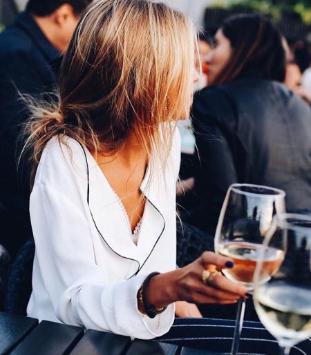 Девушка в ресторане