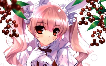 Аниме девушка зайчик