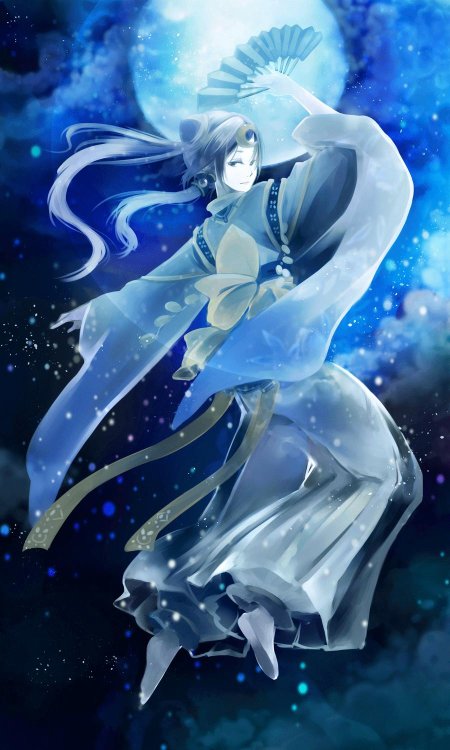 Цукиёми богиня луны япония