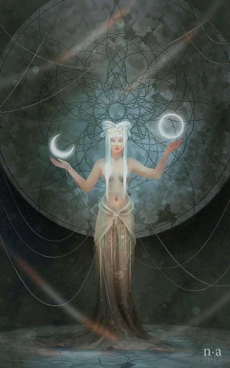 Богиня луна