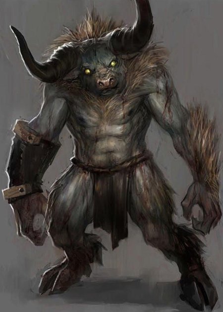 Мифические существа минотавр