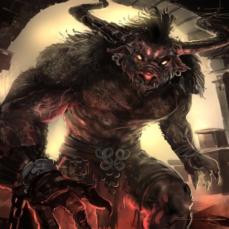 Минотавр получеловек полубык