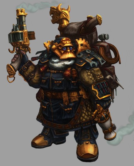 Гном инженер вархаммер фэнтези