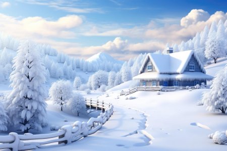 Зимние пейзаж