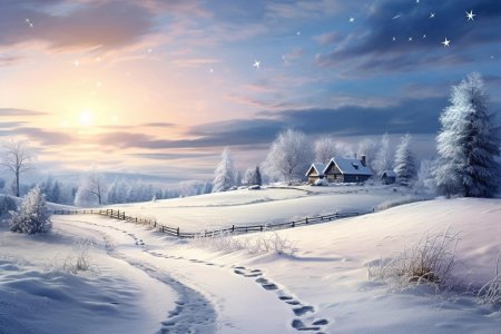 Зимние пейзаж