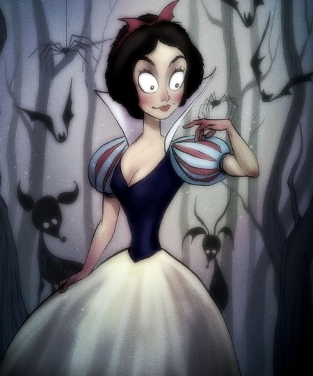 Белоснежка тима бертона