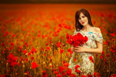 Фотосессия в маках