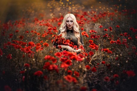 Фотосессия в маках