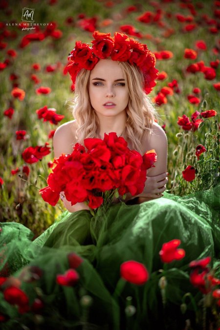 Фотосессия в маках