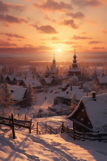 Зимние пейзаж