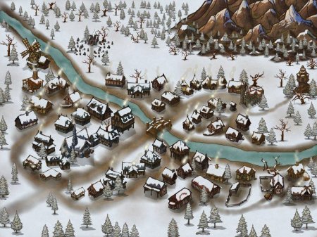 Зимняя карта днд