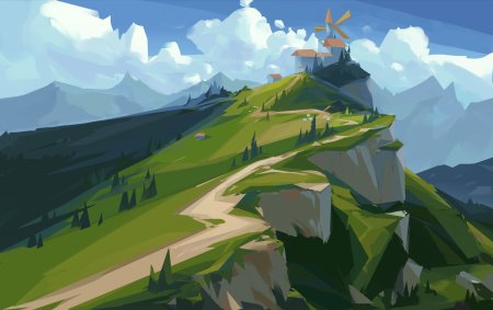 Стилизованный пейзаж