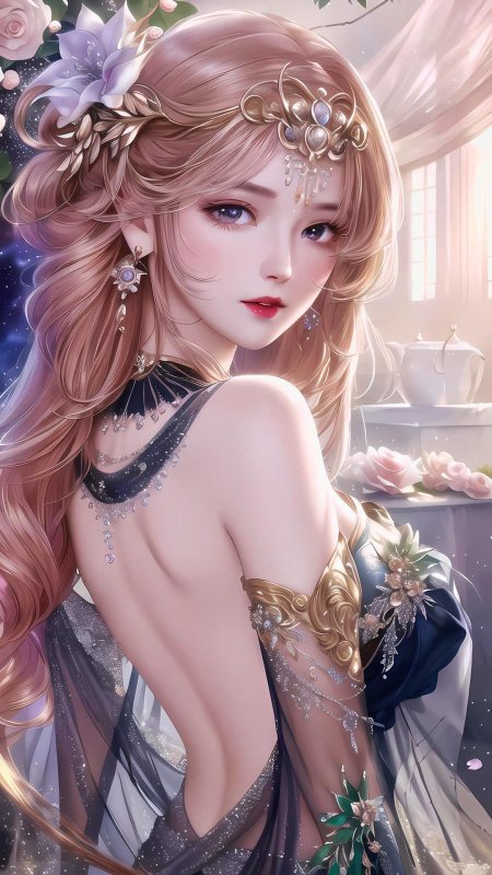 Красивая девушка арт