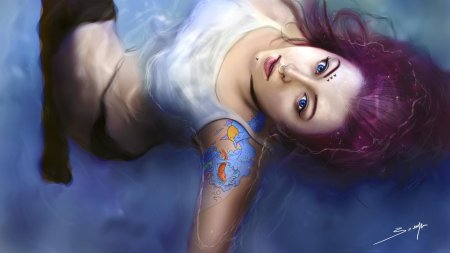 Девушка арт