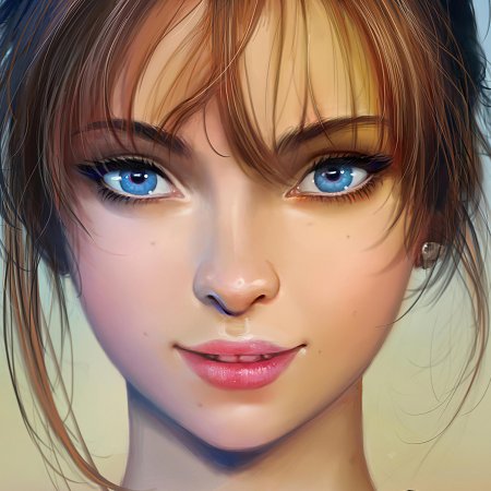 Девушка лицо