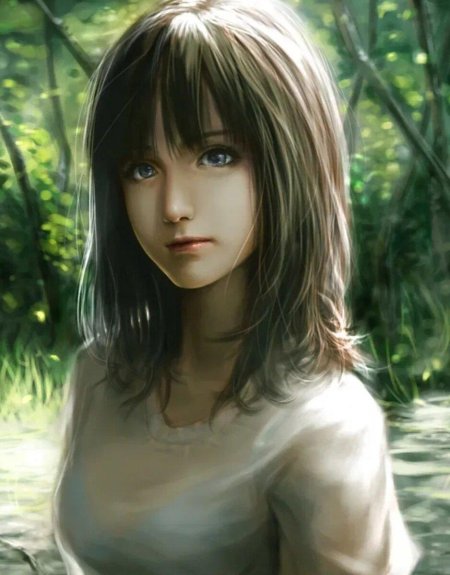 В стиле аниме