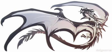 Драконы эскиз