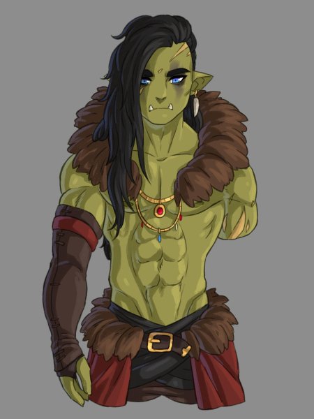 Полуорк бард